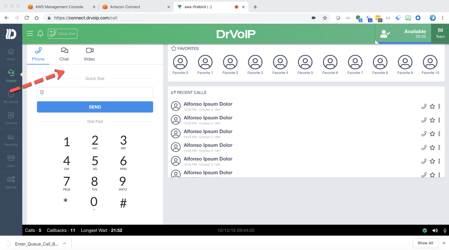 Dashboard-with-Chat-Options Customize your AWS Connect CCP Agent Dashboard!
