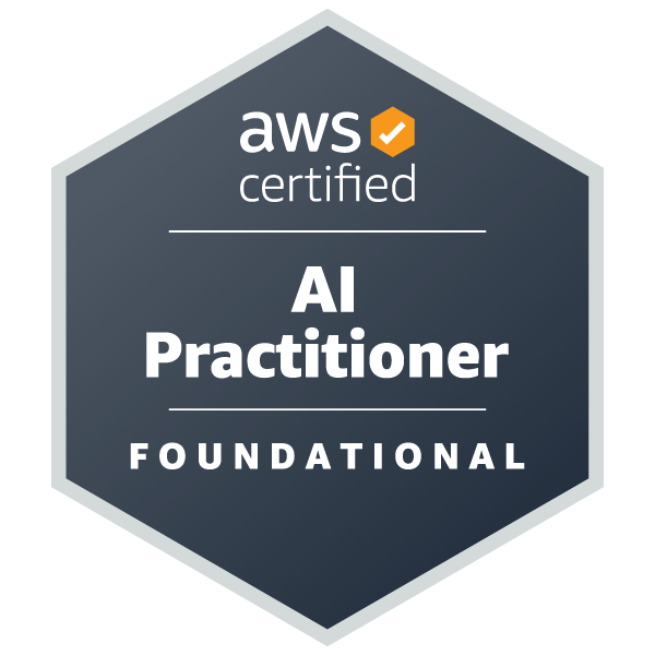 AWS Certified AI Practitioner badge